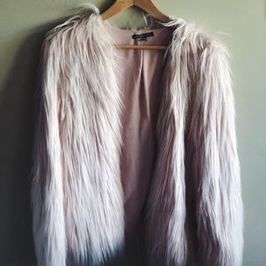 Pale Rose Faux Fur